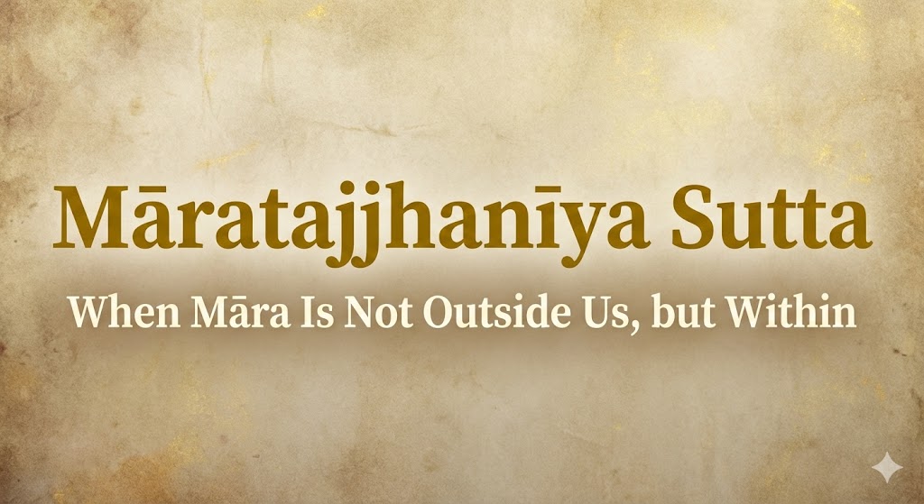 Māratajjhanīya Sutta: When Māra Is Not Outside Us, but Within